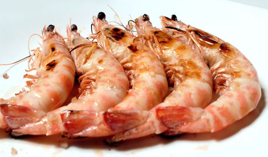 Langostino a la plancha