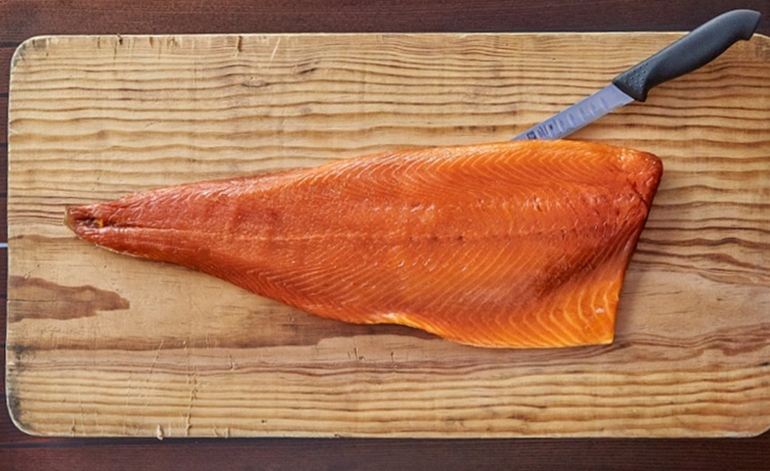Salmón ahumado artesanal