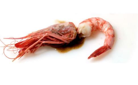 Gamba roja cocida