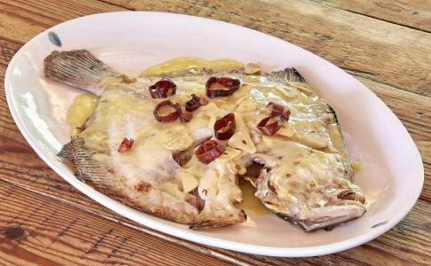 Rodaballo a la parrilla