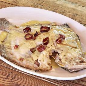 Rodaballo a la parrilla