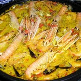 Paella de marisco