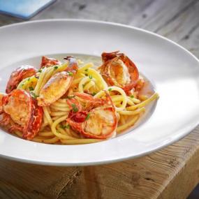 Pasta con bogavante