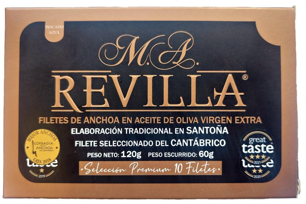 Filetes de Anchoa M.A. Revilla 120 gr