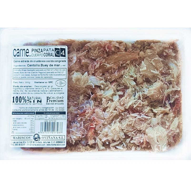 Carne de Changurro Oviñana 500gr