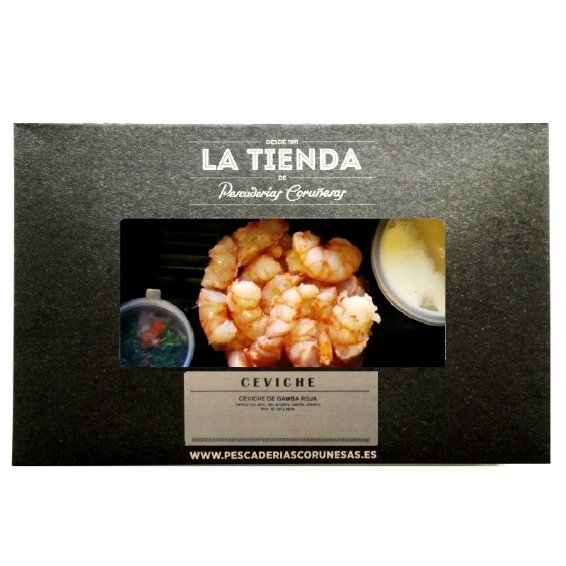 Ceviche de gamba roja 