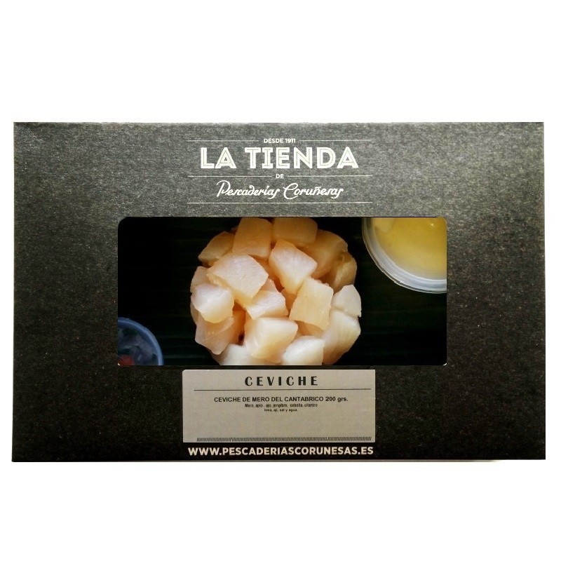   Ceviche de mero del Cantábrico