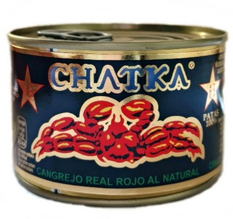  Carne de cangrejo real al natural Chatka 220 gr. (100% patas)