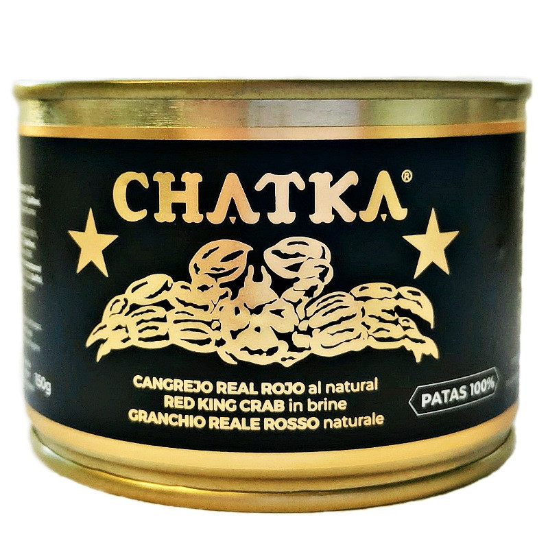  Carne de cangrejo real al natural Chatka 220 gr. (100% patas)