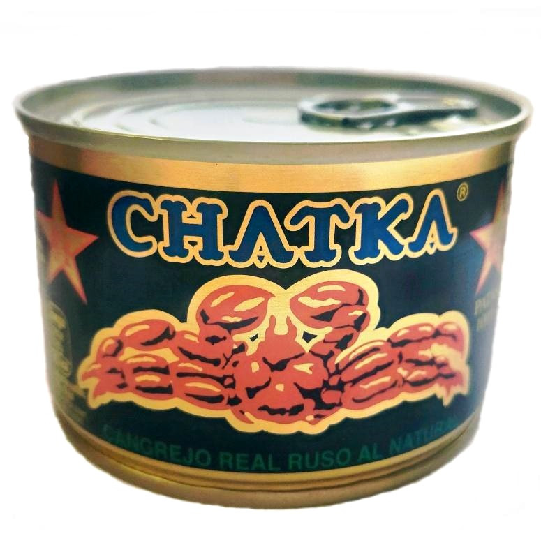 Carne de cangrejo real al natural Chatka 220 gr. (100% patas)