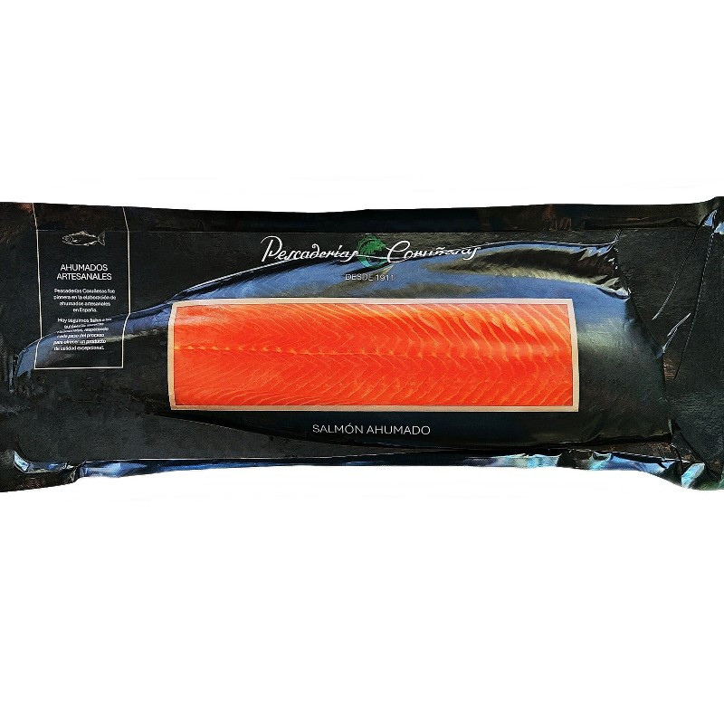    Plancha Salmón Ahumado Artesanal P. Coruñesas