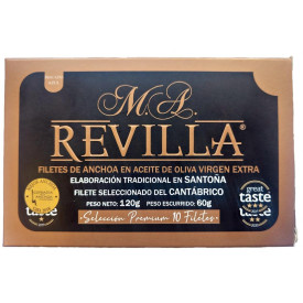 Filetes de Anchoa M.A. Revilla 120 gr