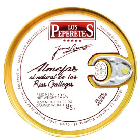  Almejas al natural 30 pz. Los Peperetes 120 gr
