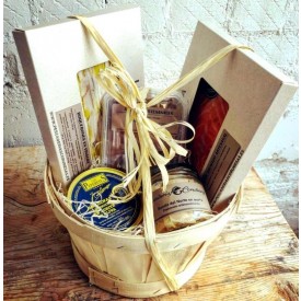     Cesta de regalo Pequeña Pescaderías Coruñesas