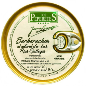 Berberechos 30/40 pz. Los Peperetes 120gr