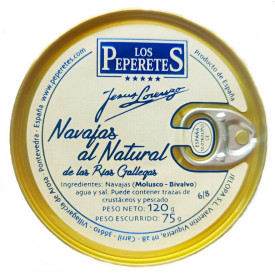  Navajas al natural 6/8 pz. Los Peperetes 120 gr