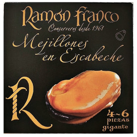 Mejillón escabeche 4/6 pz. Ramón Franco 115gr