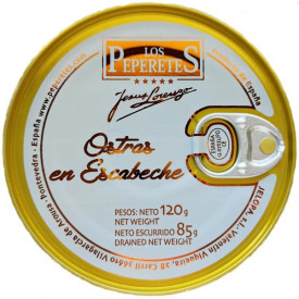  Ostras en escabeche Los Peperetes 120gr