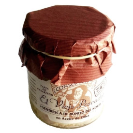 Ventresca de bonito del norte en aceite de oliva El Viejo Pescador 230 gr